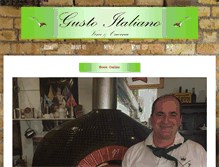 Tablet Screenshot of gustoitaliano.co.nz